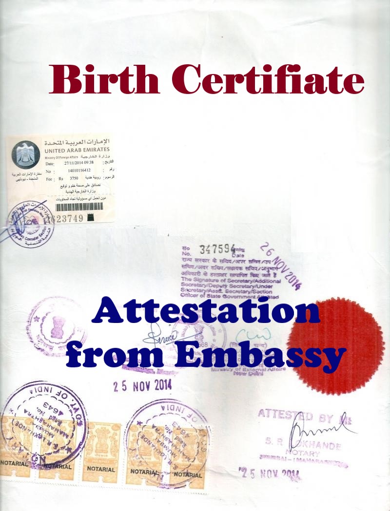 Birth Certificate Attestation for Angola in Delhi, India