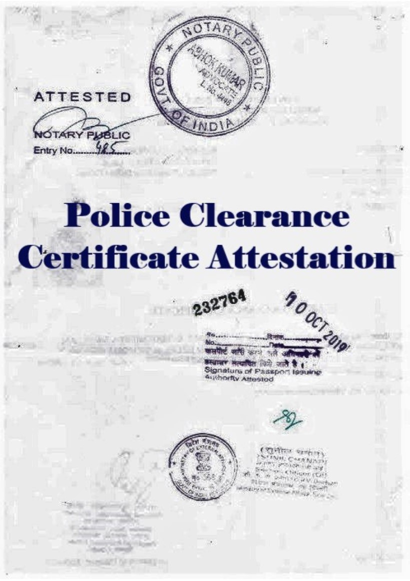 PCC Certificate Attestation for Algeria in Delhi, India