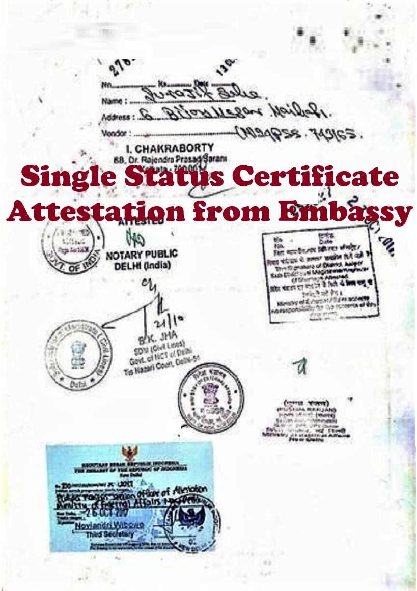 Marriage Certificate Attestation for Chad in Delhi, India